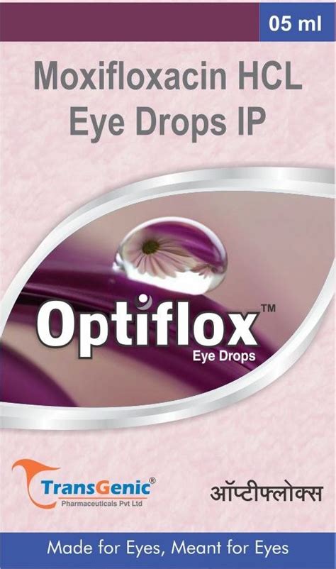 Moxifloxacin 0.5% OPTIFLOX (Antibiotic Eye Drops), 5 Ml, Prescription ...