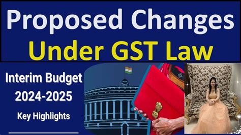 Proposed Changes under GST Law | Key highlights of the proposed GST changes in the Interim ...