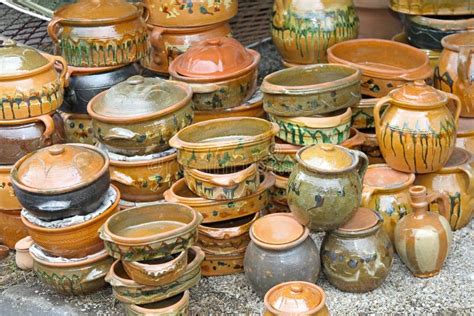 Earthenware pottery stock image. Image of traditional - 30028325