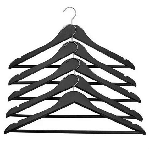 Wooden Black Clothes Hanger at Rs 600/dozen | Wooden Coat Hanger in New Delhi | ID: 16431950912