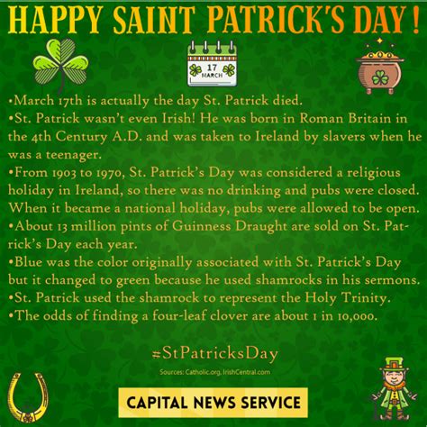 7 fun facts about St. Patrick’s Day – CNS Maryland