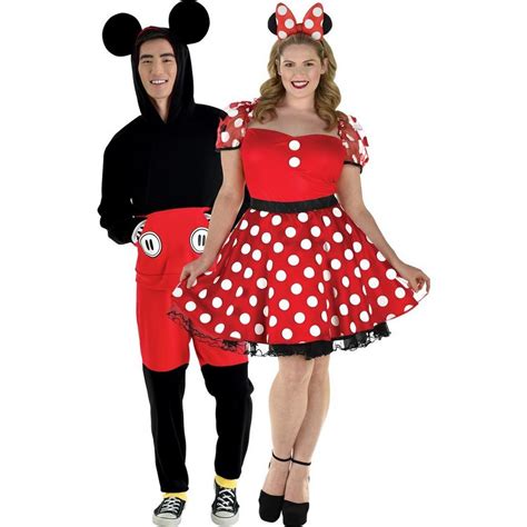 Mickey & Minnie Mouse Couples Costumes | Party City