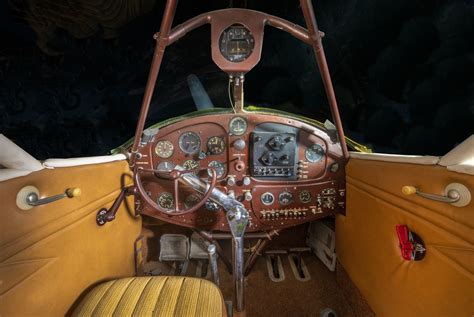 Cockpit of the Beechcraft C17L Staggerwing | Cockpit, Air and space ...