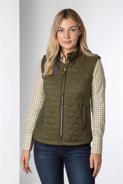 Ladies Quilted Gilet UK | Womens Diamond Quilted Gilet - Rydale ...