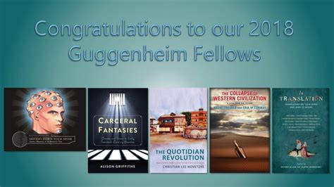 Columbia University Press Authors Awarded the 2018 Guggenheim ...