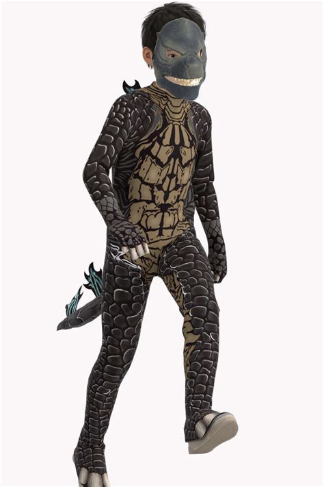 Godzilla Suit Gloved Costume For Kids with Mask – NalaGila