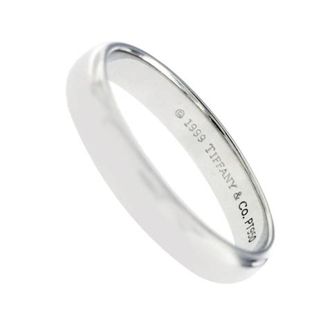 Tiffany and Co. 1999 Platinum 950 Band Ring For Sale at 1stDibs | 1999 ...