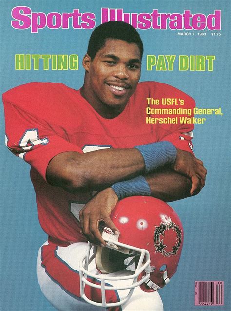 New Jersey Generals Herschel Walker Sports Illustrated Cover Photograph ...