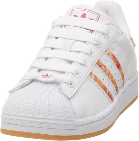 Amazon.com | adidas Women's Superstar 2 Basketball Shoe, White/Soft ...