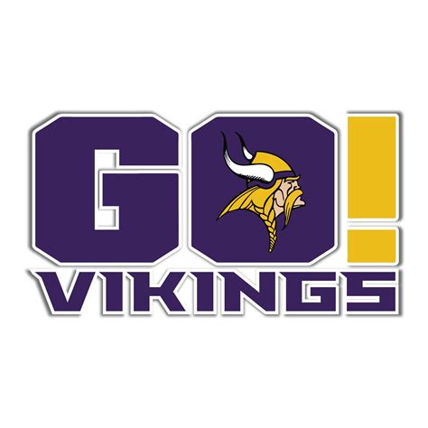 Minnesota Vikings Full Color Vinyl Sticker – Custom Size – Sports ...