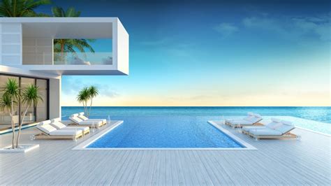 Check out this infinity edge pool and take a little vacation with your eyeballs. | Dream ...