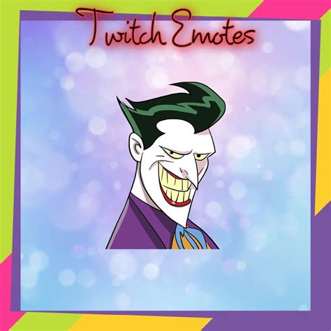 Joker Emote, Twitch Emotes, Cool Emotes, Discord Emotes, Streamer ...