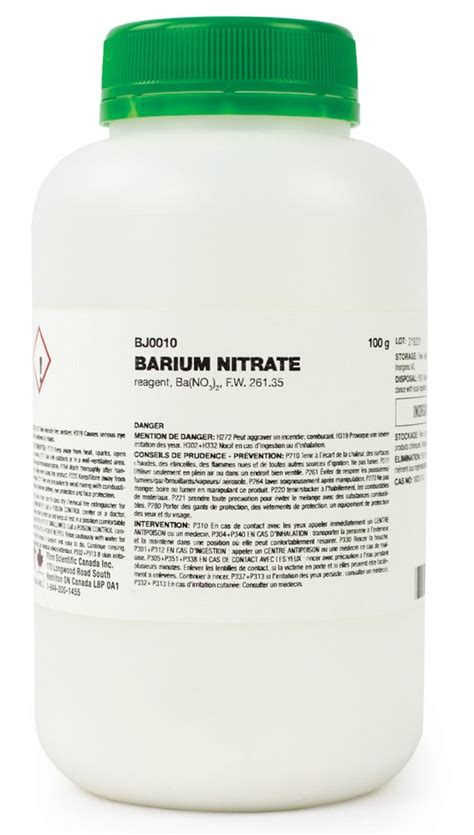 Flinn Chemicals, Barium Nitrate