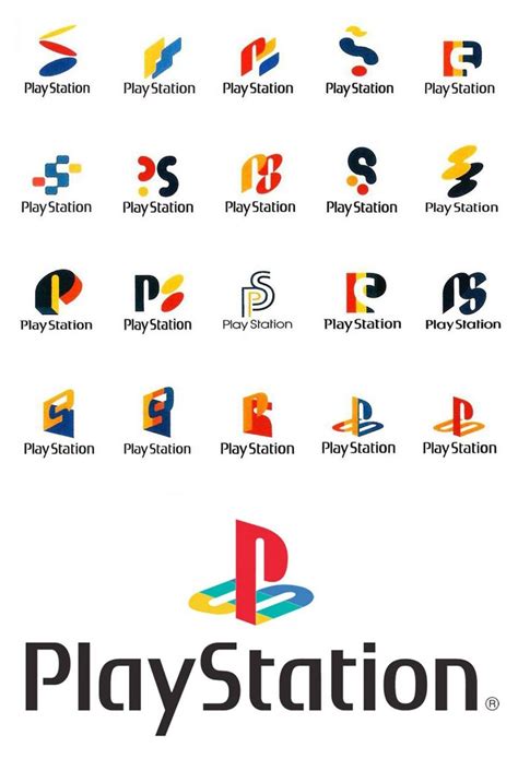 Sony Playstation 1 Logo Design Ideas, Concepts and WTF