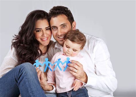 Happy healthy family stock image. Image of figure, connected - 37039159