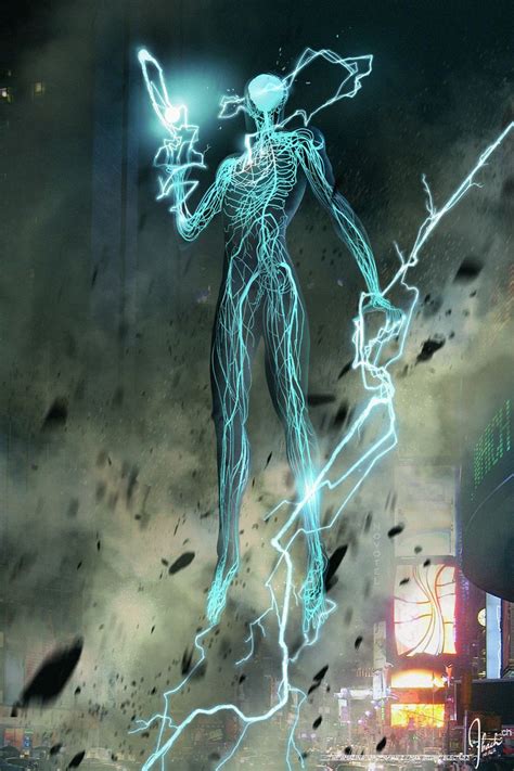 Electrifying Electro Concept Art For THE AMAZING SPIDER-MAN 2