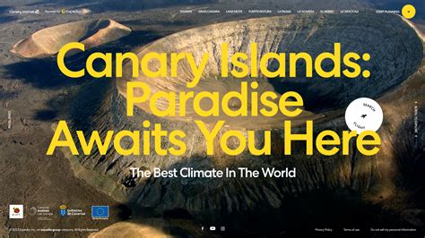 Canary Islands Animation Website Design - landing.love