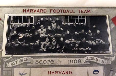 Harvard University Football Team Photo Postcard 1908 | Memorabilia Expert