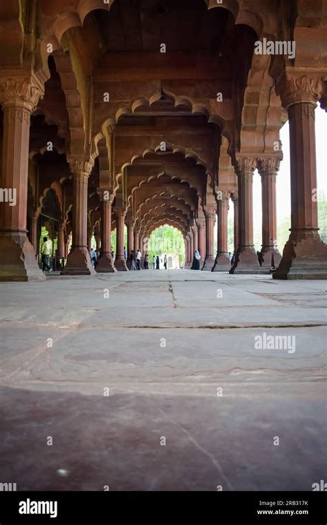 Architectural details of Lal Qila - Red Fort situated in Old Delhi ...