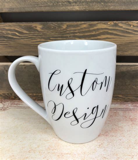 Custom Mug Personalized Mug Create Your Own Mug Wedding | Etsy