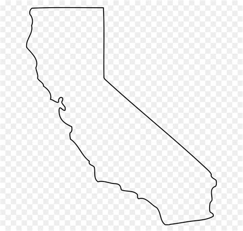 Free California Outline Transparent, Download Free California Outline ...