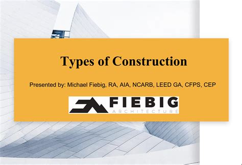 5 Types Of Construction