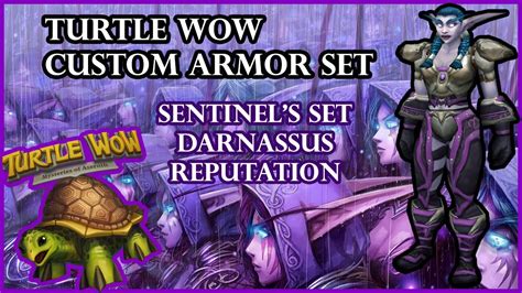 Turtle WoW - Custom Armor Set - Darnassus Reputation - YouTube