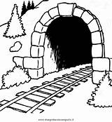 Tunnel Coloring Pages sketch template