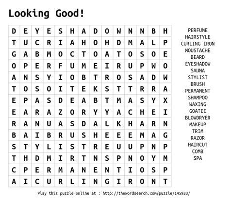 Word Search Puzzles To Print