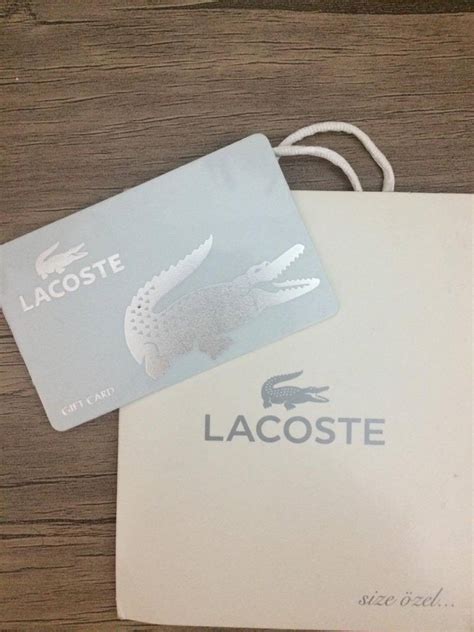 Lacoste Gift Card » Sayfa 1 - 1