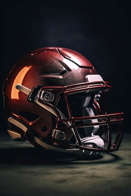 Premium AI Image | A football helmet