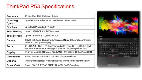 Lenovo ThinkPad P53 and P73 looking to be huge graphical upgrades over ...