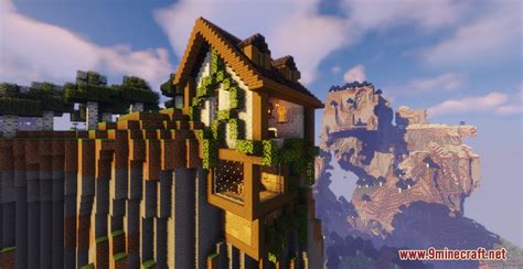 House on a Cliff Map 1.17.1 for Minecraft - Mc-Mod.Net