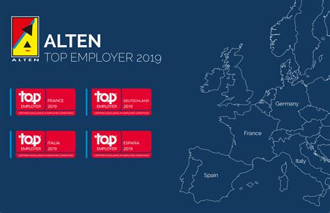 ALTEN Group is labellised Top Employer© in 4 countries in Europe ...