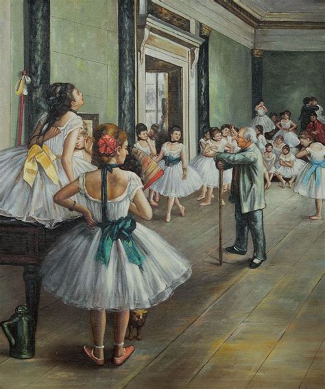 Degas Reproduction Painting: Degas The Dance Class at overstockArt.com ...