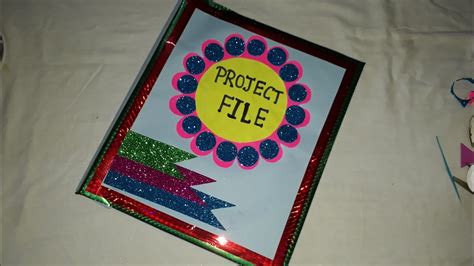 Project file cover decoration/Project file decoration/ - YouTube