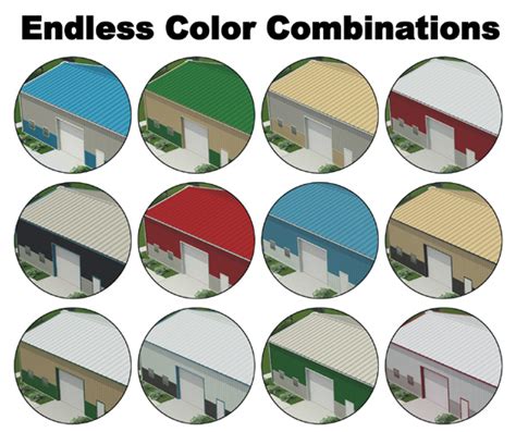 Selecting Metal Building Colors - Barns, Garages & Sheds