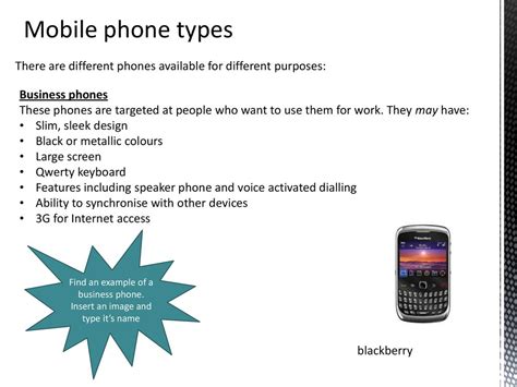 Features of mobile phones - ppt download