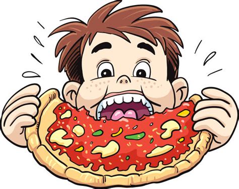 Best Kids Eating Pizza Illustrations, Royalty-Free Vector Graphics & Clip Art - iStock