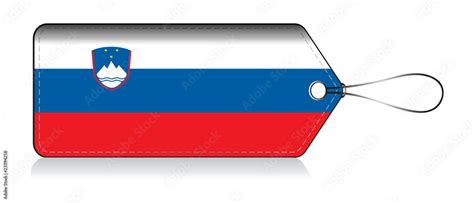 Slovenia emoji flag, Label of Product made in Slovenia Stock Vector | Adobe Stock