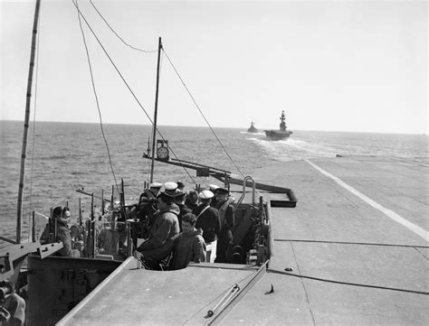 The open bridge of Royal Navy aircraft carrier HMS Argus, the world's first carrier, in the ...