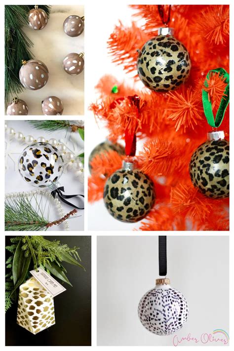 15 DIY Animal Print Ornaments - Amber Oliver