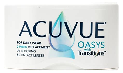 Acuvue Oasys with Transitions - Specstore Opticians