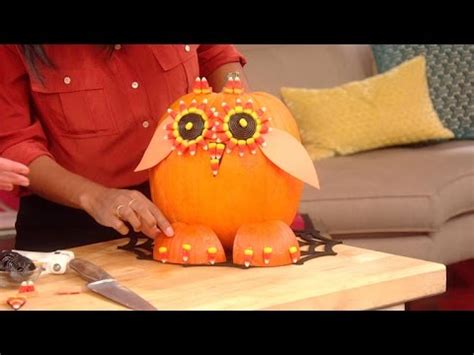 An Adorable No-Carve Pumpkin Owl - YouTube