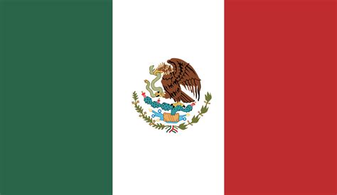 Mexico flag vector icon in official color and proportion correctly 7684562 Vector Art at Vecteezy