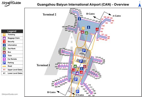 Map Guangzhou Baiyun Airport