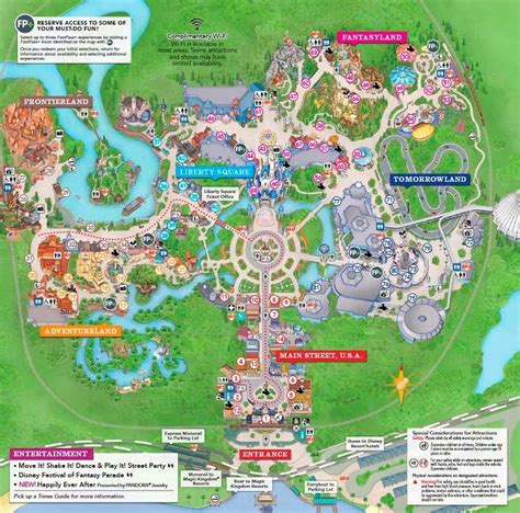 Walt disney world map magic kingdom - mevahyper