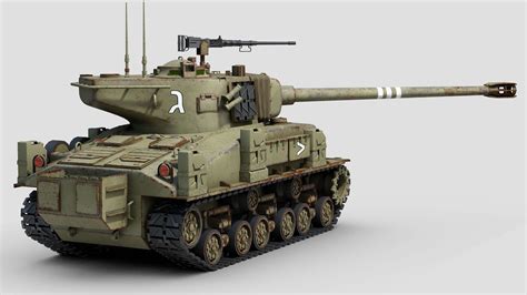 M51 Super Sherman 3D Model $179 - .3ds .fbx .obj .max - Free3D