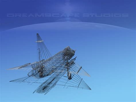 3d model of f-102 convair air force