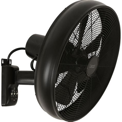 Wall fan with remote control: HxWxD 460 x 460 x 350 mm | kaiserkraft